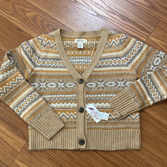 Jessica Simpson woman’s grandpa buttom up knit sweater Cartigan super soft szM - Picture 10 of 10